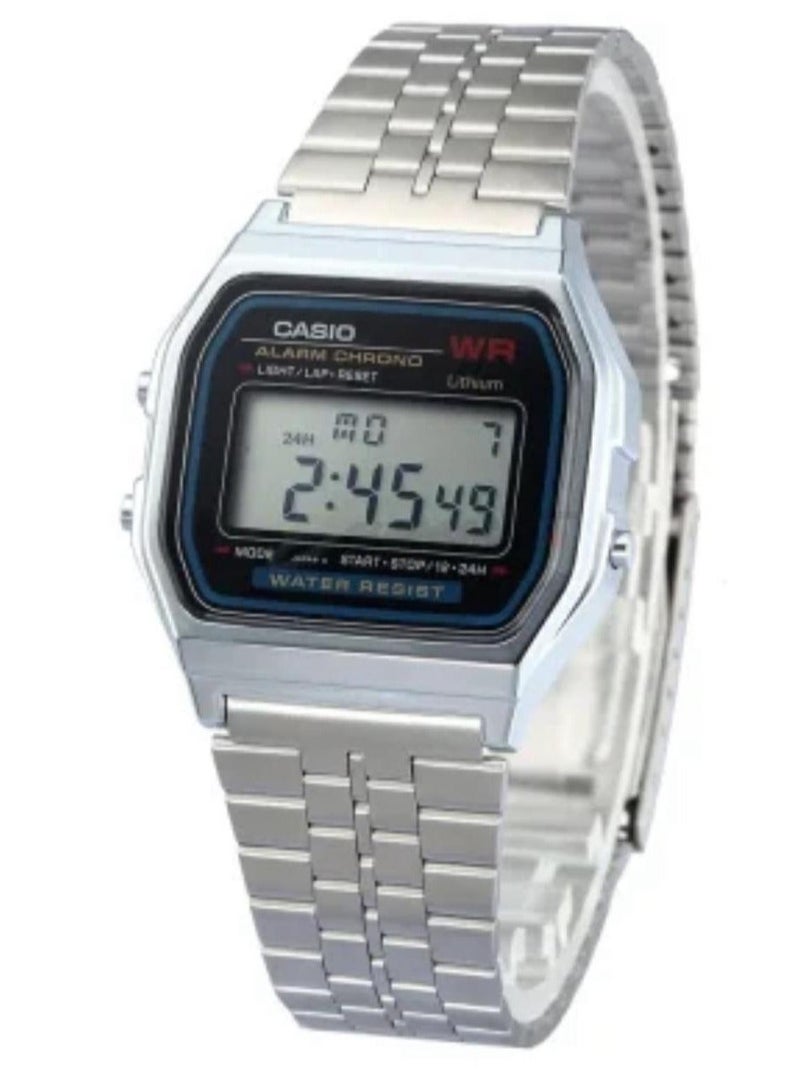 كاسيو ساعة كاسيو ريترو كوليكشن للبالغين من الجنسين ، فضي، سوار موديل للرجال والنساء - Image 2